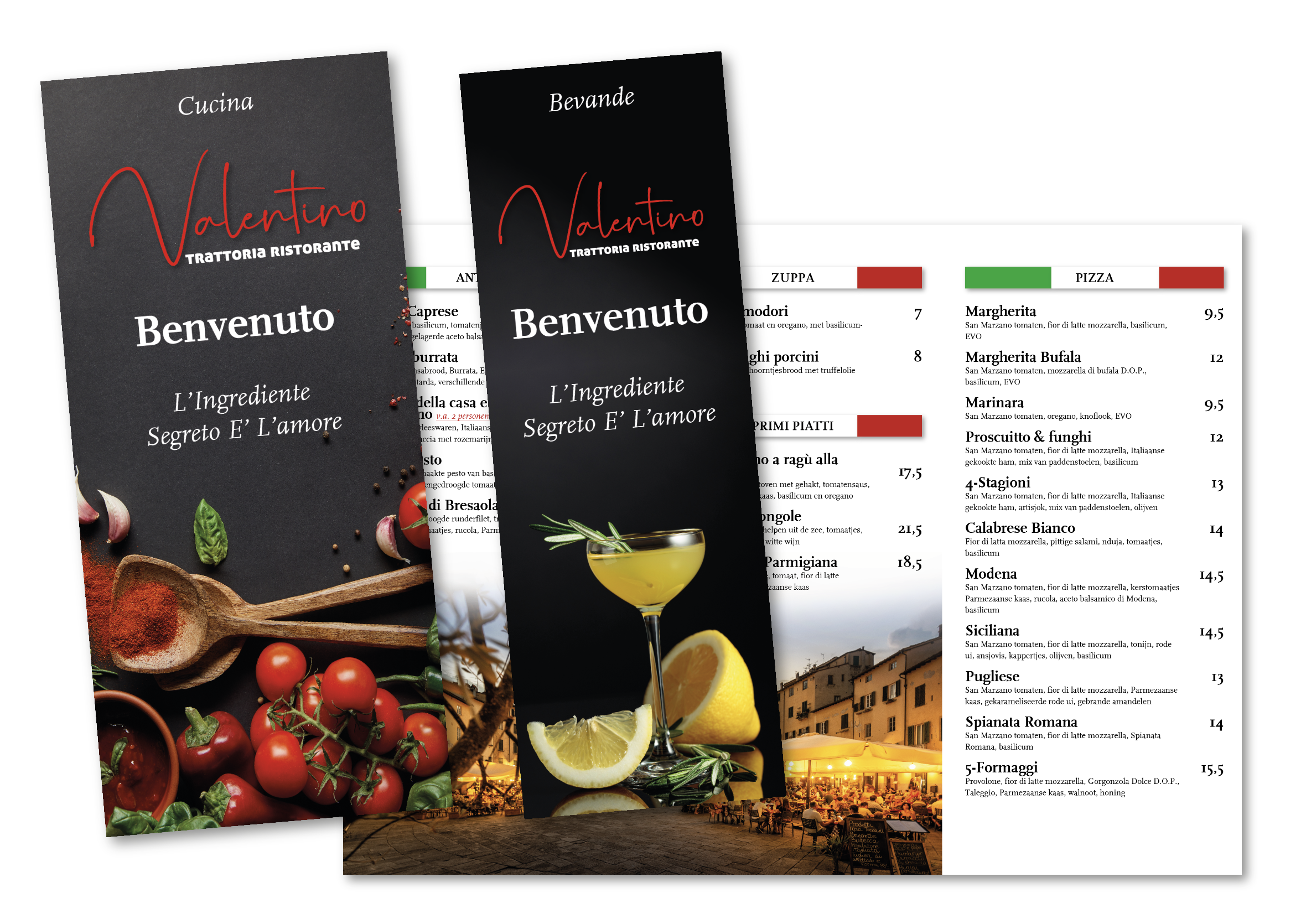 Trattoria valentino discount menu